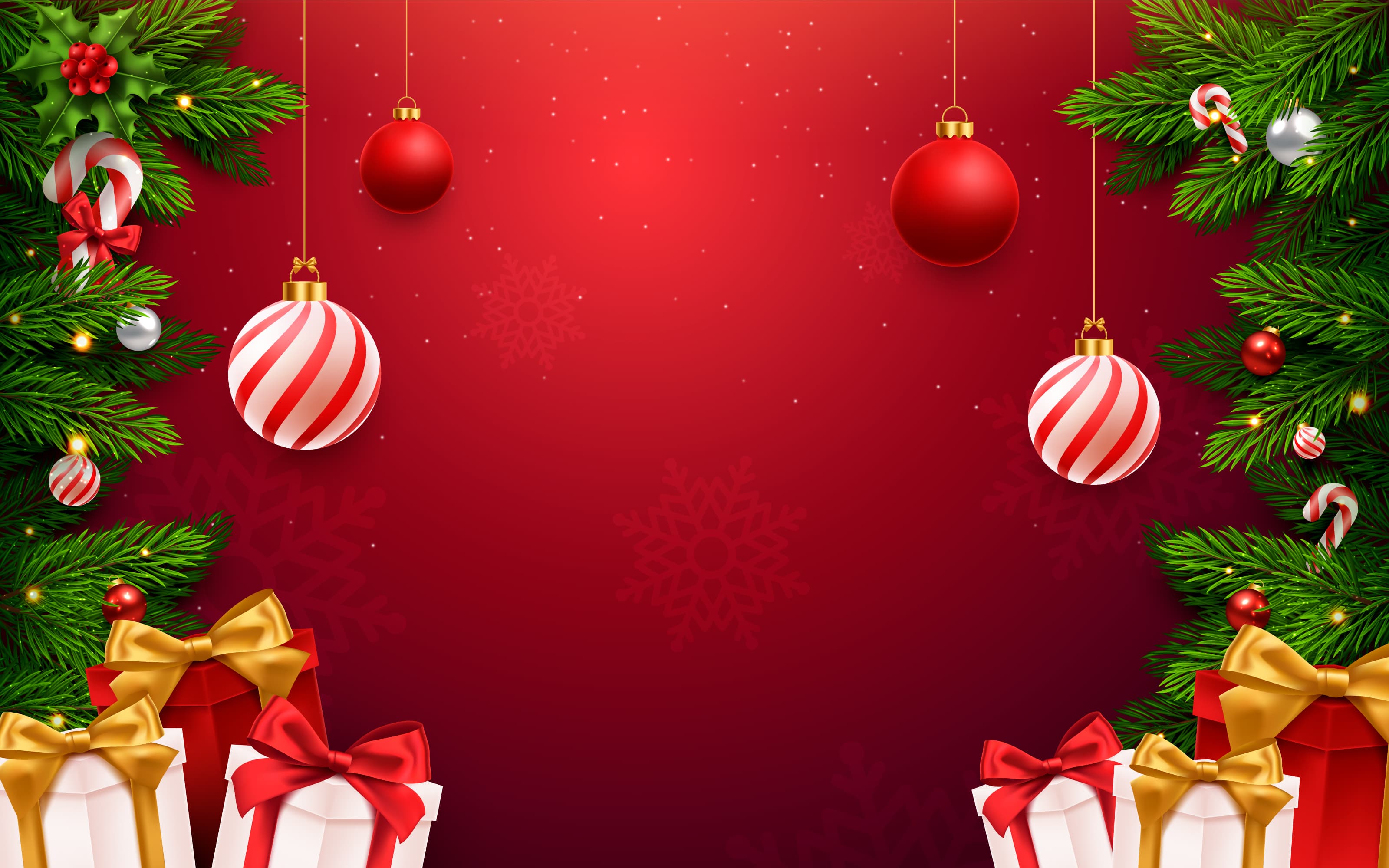 Elegant Christmas table setting
